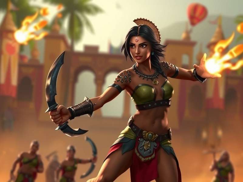 Indian Maze Gladiator Game Screenshot